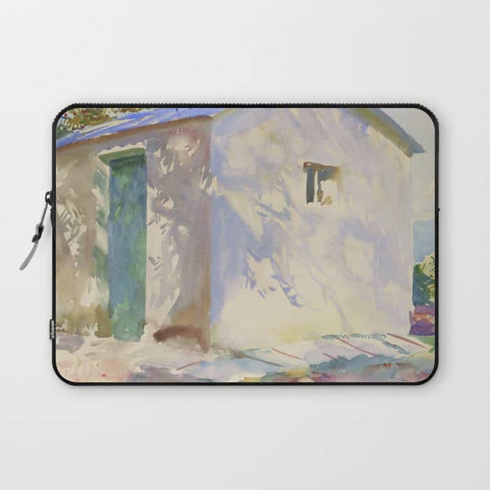 John Singer Sargent "Corfu: Lights And Shadows" Laptop Sleeve