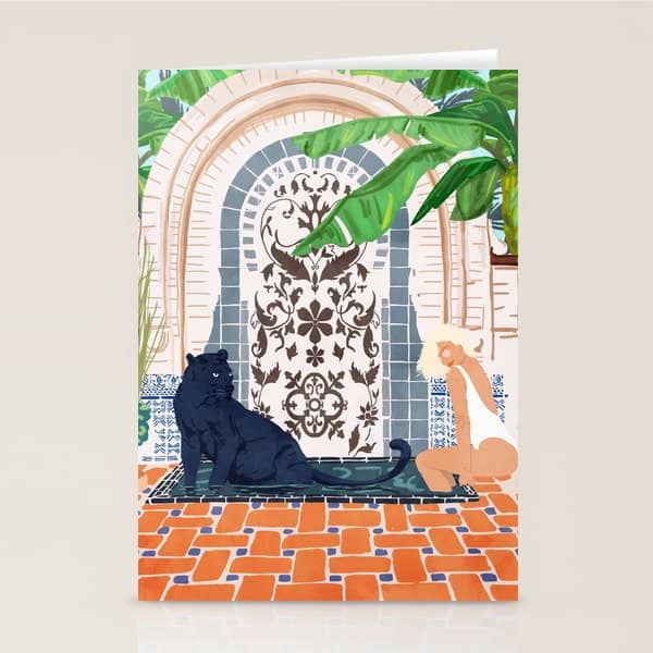 Frienaissance #Painting #Wildlife #Illustration Stationery Card