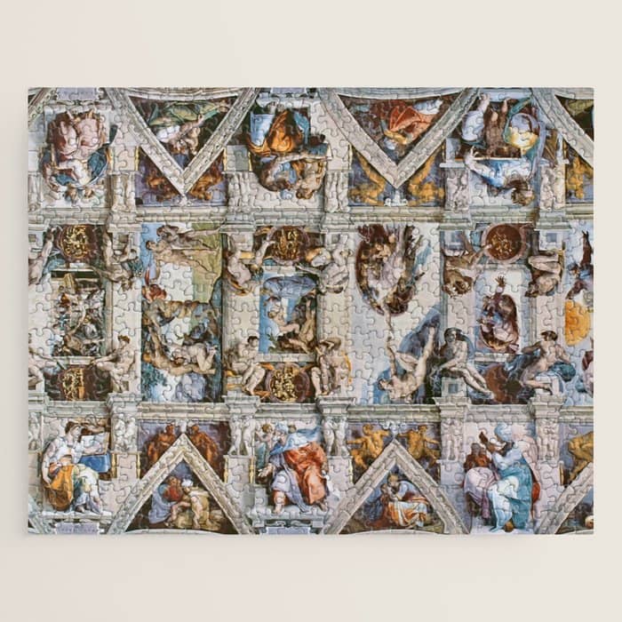 Sistine Chapel Ceiling Michelangelo Jigsaw Puzzle