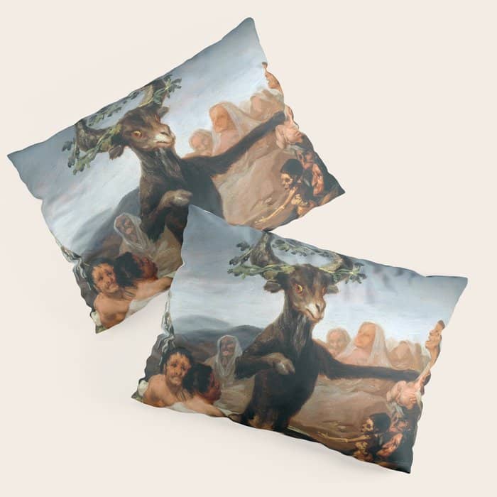 The Sabbath Of Witches Goya Painting Pillow Sham