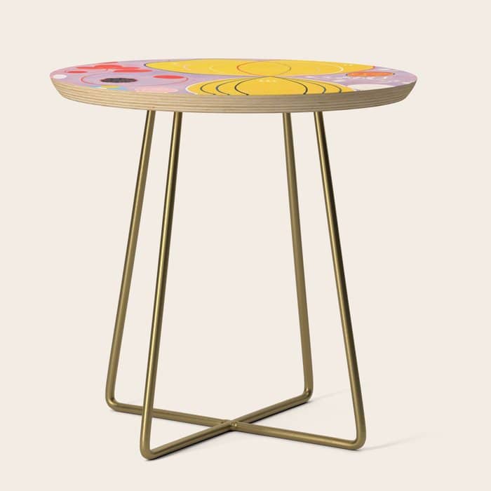 Hilma Af Klint "The Ten Largest, No. 07, Adulthood, Group Iv" Side Table