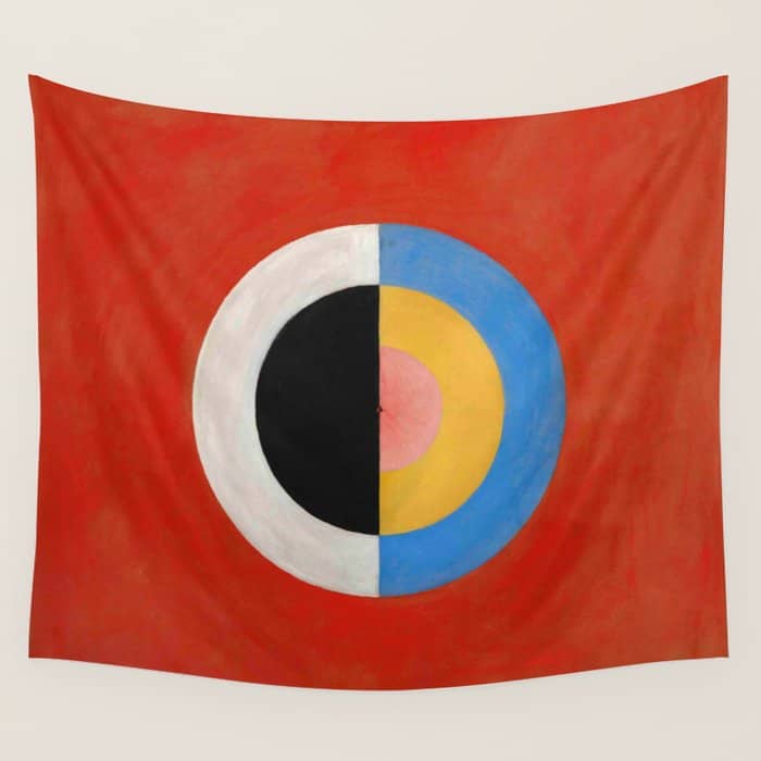 Hilma Af Klint "The Swan, No. 17, Group Ix-Suw" Wall Tapestry