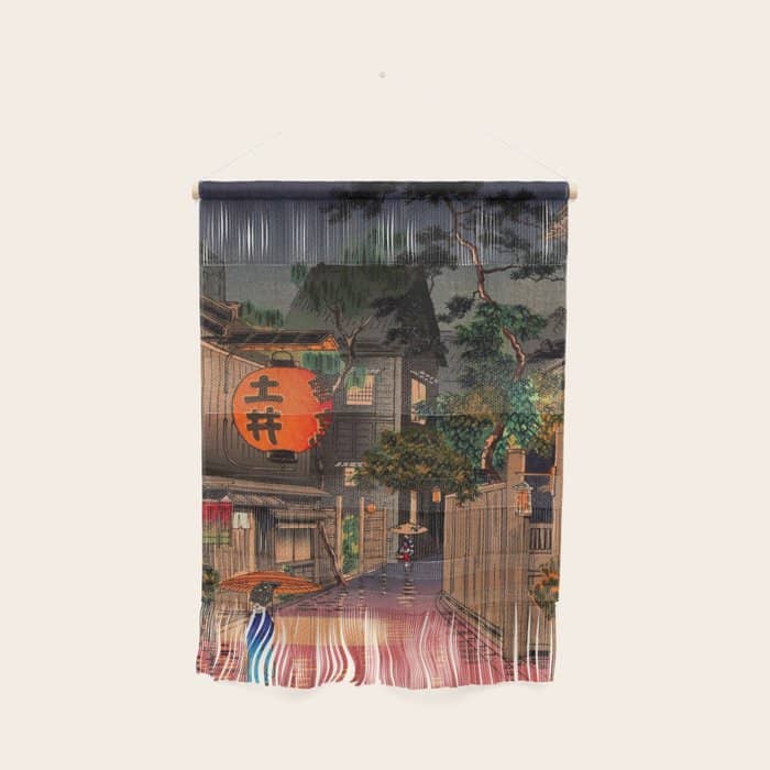 Evening At Ushigome By Tsuchiya Koitsu Wall Hanging