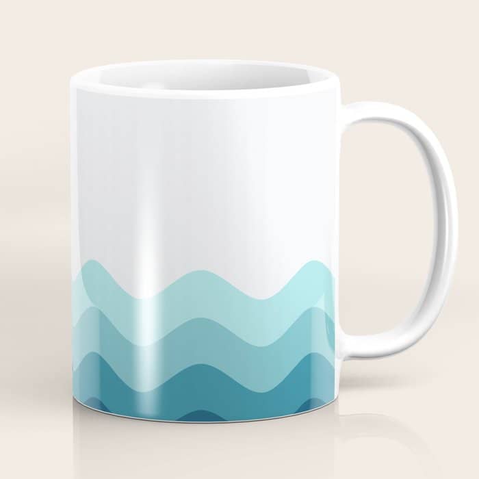 Abstract Landscape 14 Portrait Coffee Mug