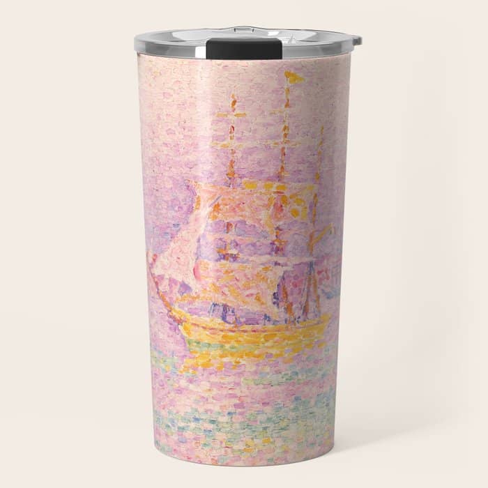 Paul Signac "Harbour At Marseilles" Travel Mug