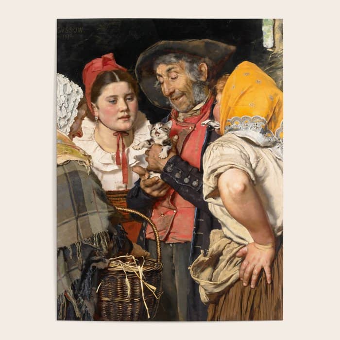 Old Man'S Treasure By Karl Gussow, 1876 Poster