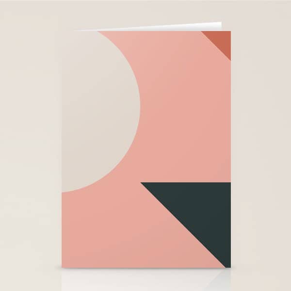 Orbit 05 Modern Geometric Stationery Card