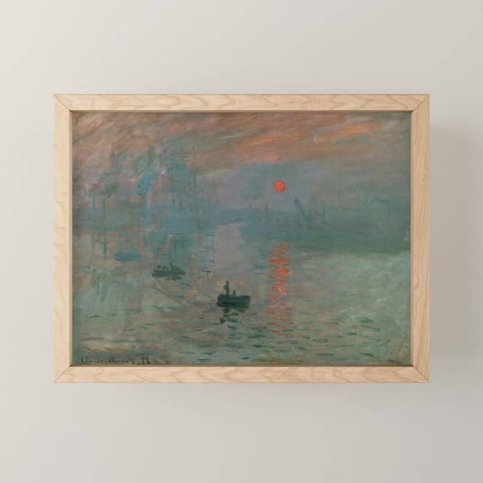 Impression, Sunrise, Claude Monet Mini Art Print