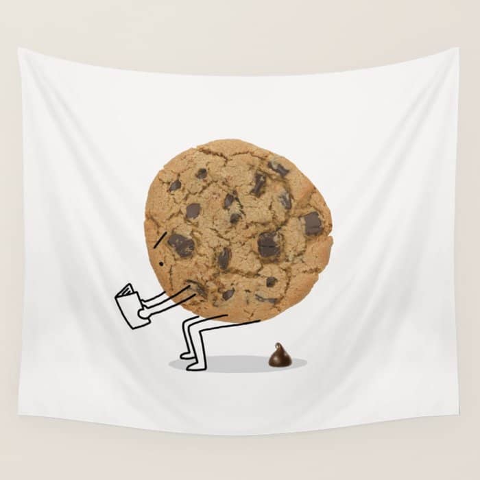 The Making Of Chocolate Chips Wall Tapestry