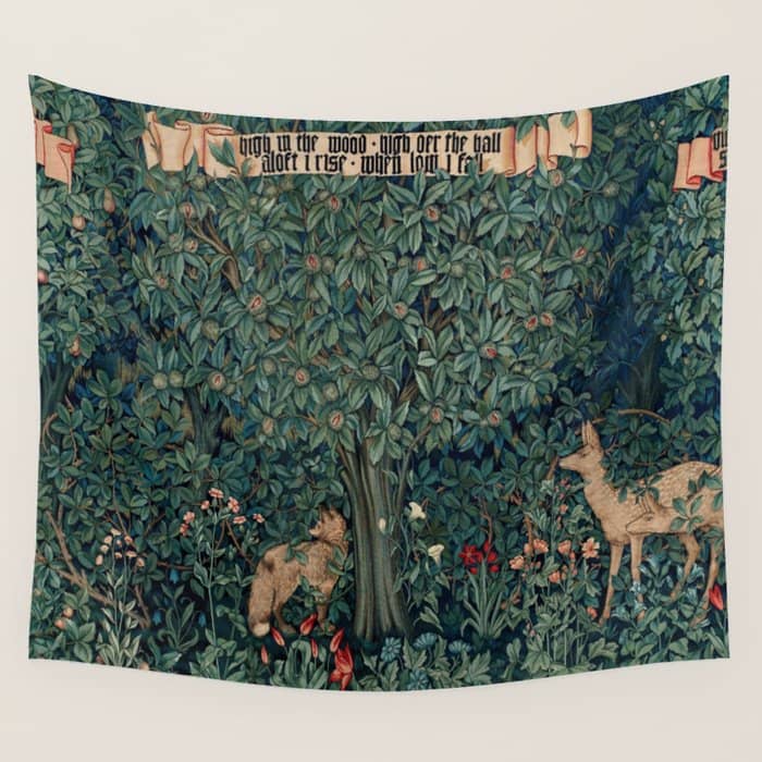 John Henry Dearle "Greenery" 1. Wall Tapestry
