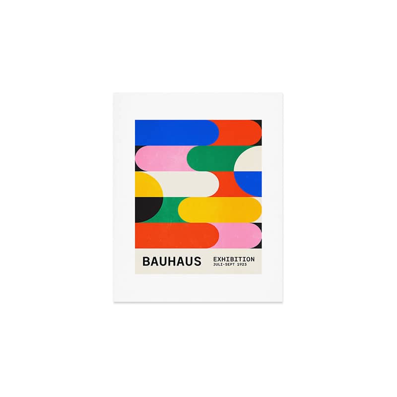 Bauhaus 03: Exhibition 1923 | Mid Century Series  Art Print