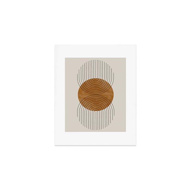 Perfect Touch  Mid Century Modern Art Print