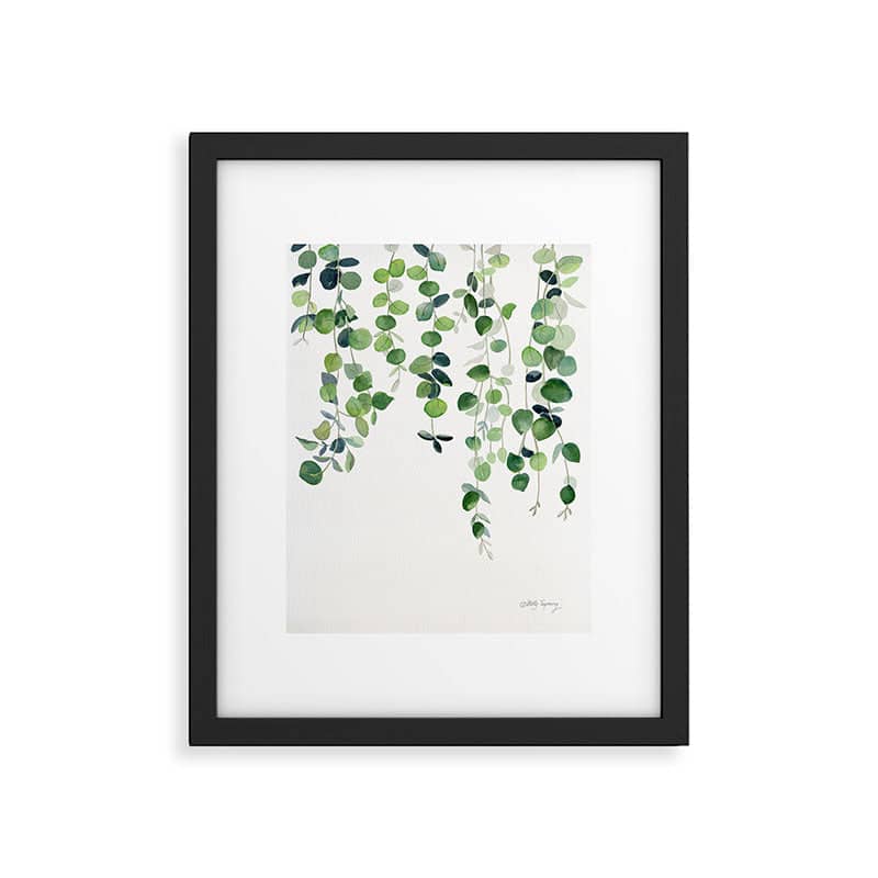 Eucalyptus Watercolor 2 Framed Art Print