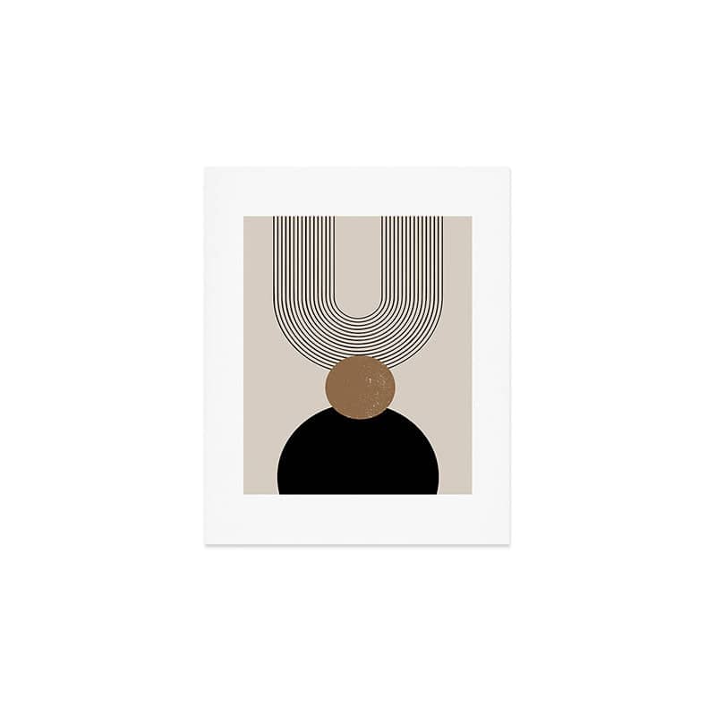 Mid Century Modern Abstract Art 10 Art Print