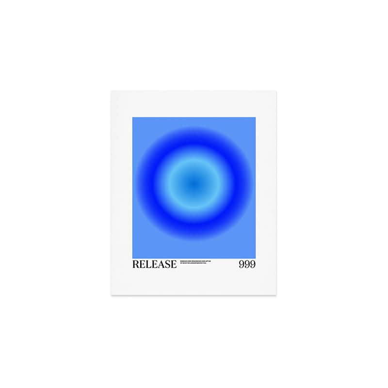 Gradient Angel Numbers: Release Art Print