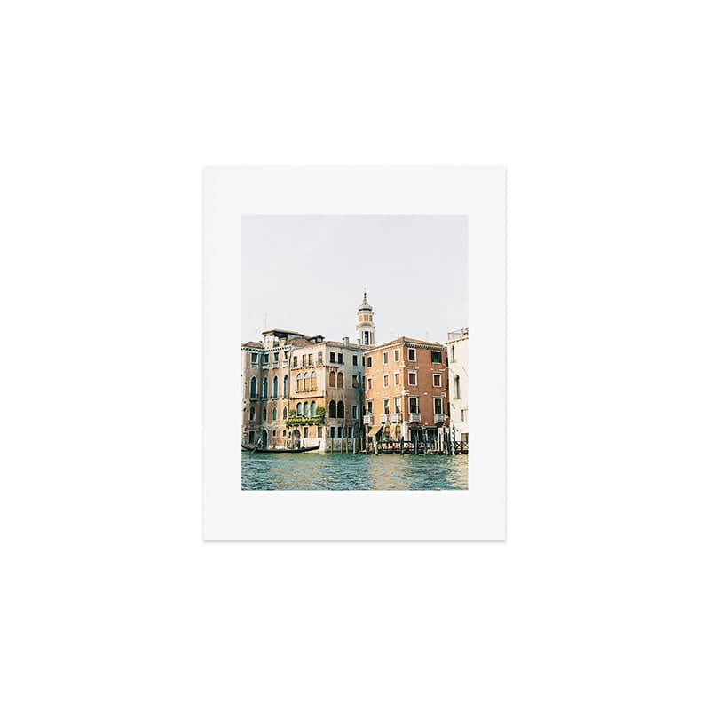 Travel Photography | Architecture Of Venice | Pastel Colored Buildings And The Canals | Italy Art Print