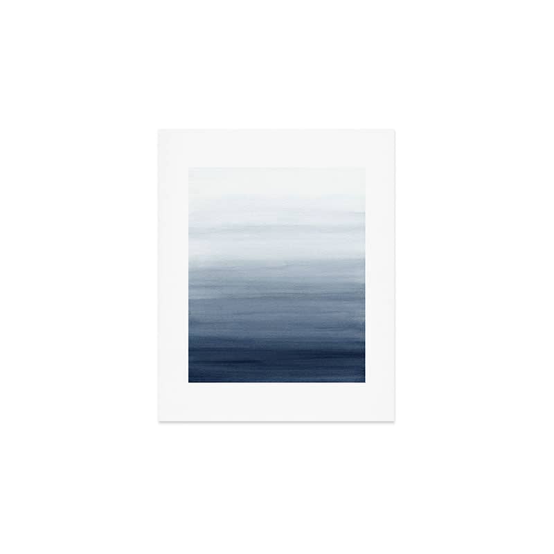 Ocean Watercolor Painting No.2 Art Print