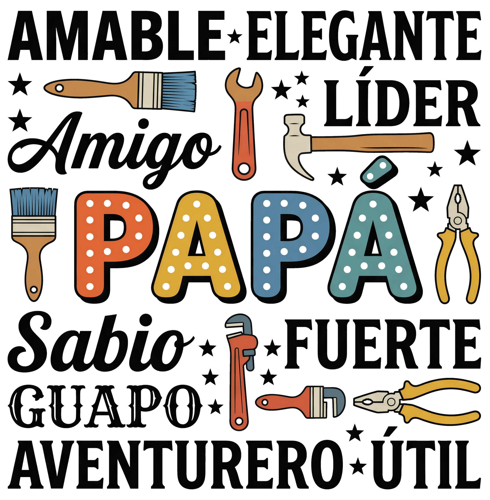 Vintage Spanish Papa Tool T-Shirt