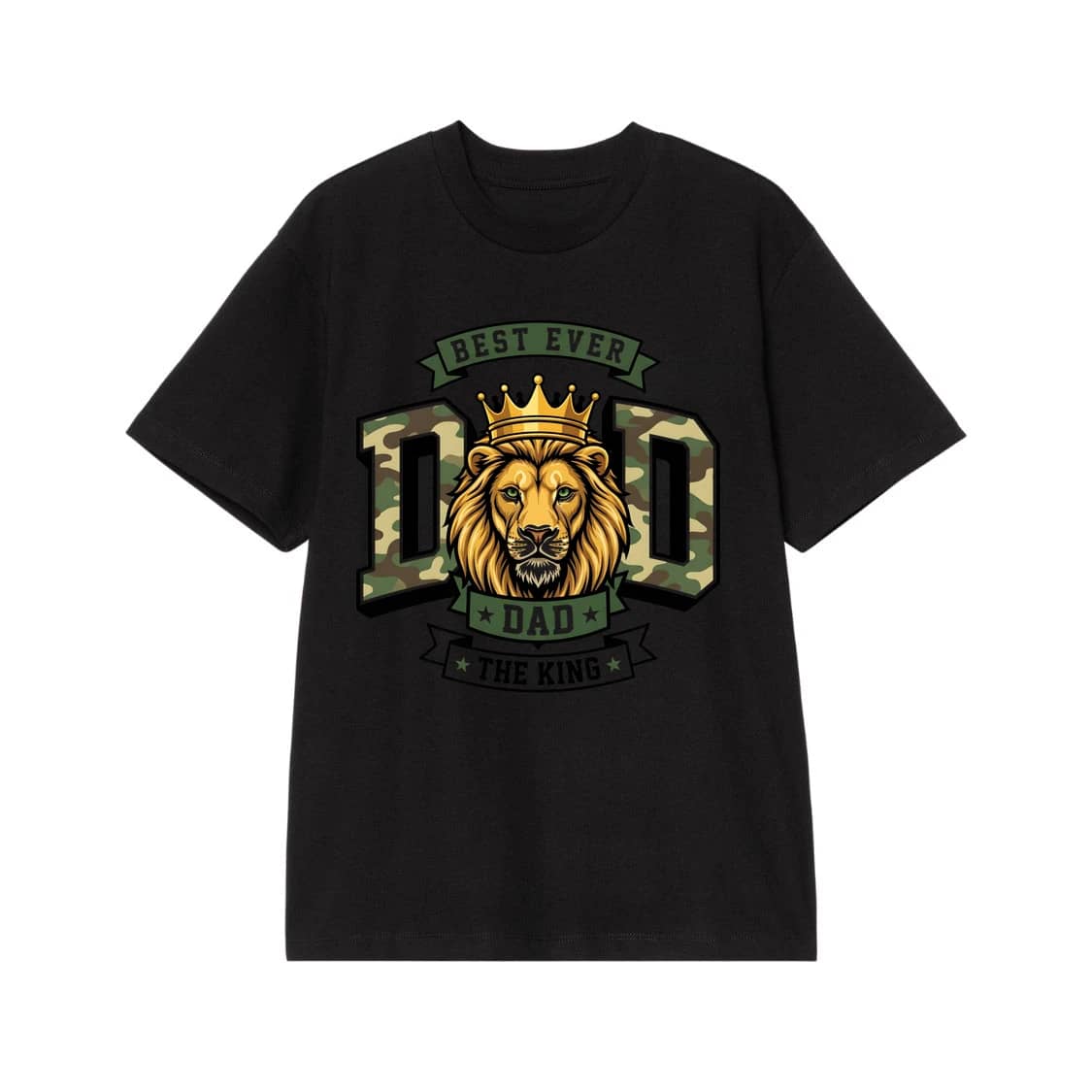 Powerful Lion King Dad Vintage T Shirt