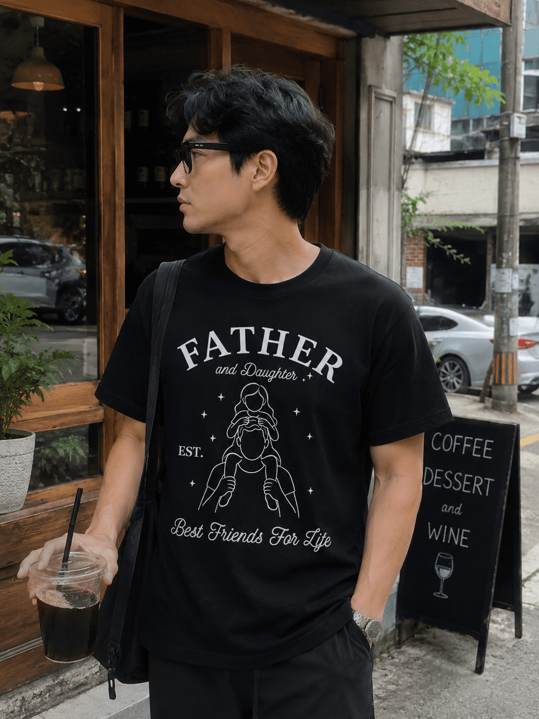 Father Daughter Bond Graphic T-Shirt