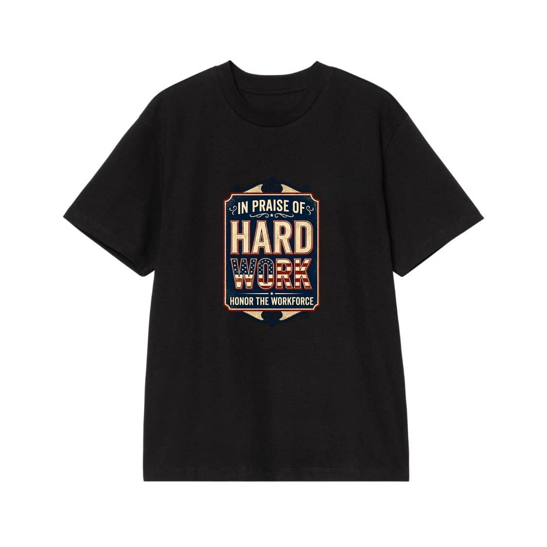 Celebrate The Worker Labor Day T-Shirt – Patriotic American Work Boots Graphic Tee