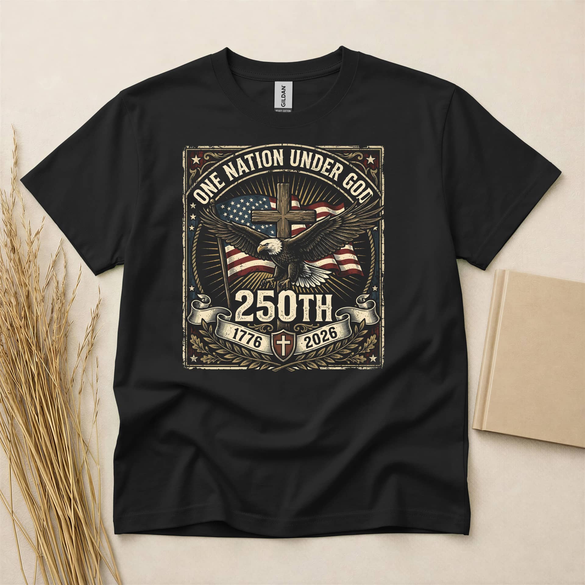 One Nation Under God Patriotic T-Shirt