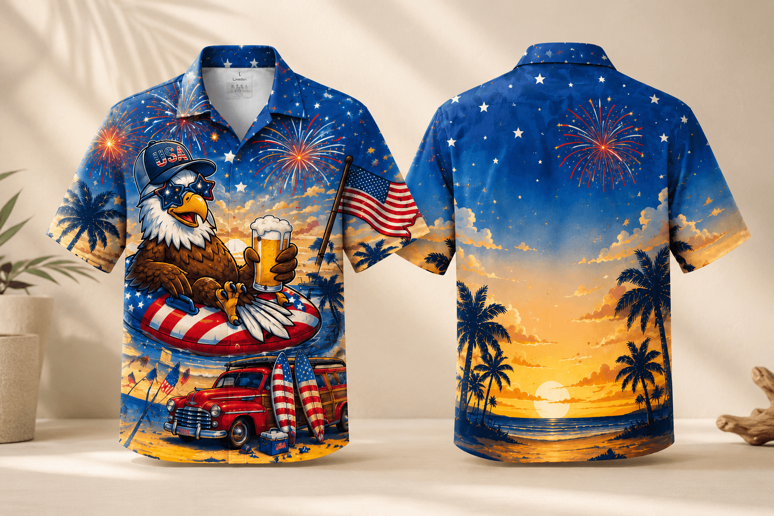 Proud To Be American Hawaiian Shirt For Independence Day
