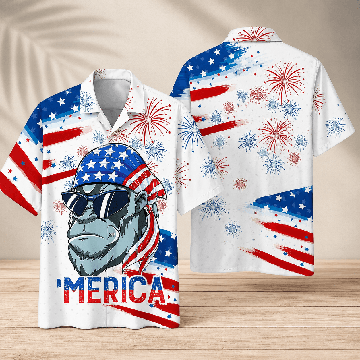 Independence Day Hawaiian Shirt For Proud Americans