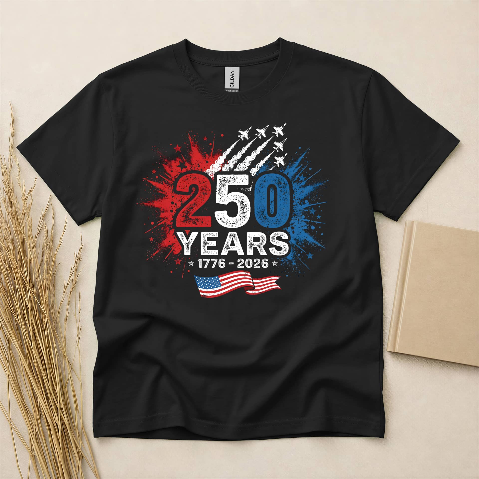 250 Years America Patriotic Anniversary T-Shirt