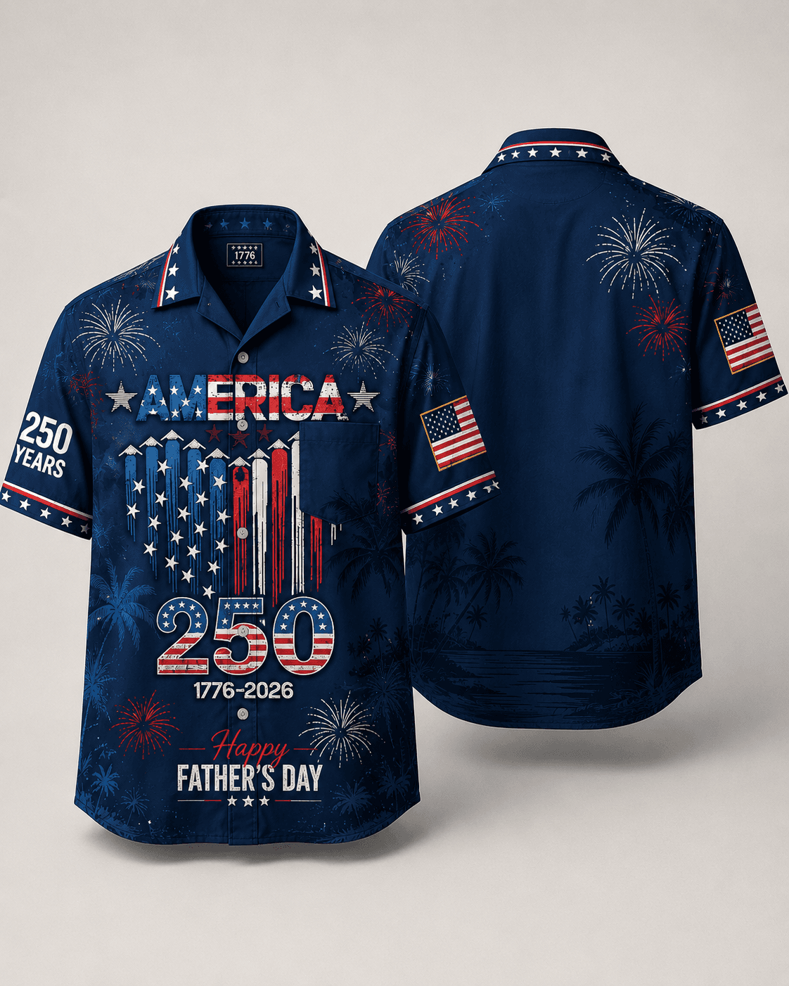 Proud To Celebrate America 250 Years Hawaiian Shirt