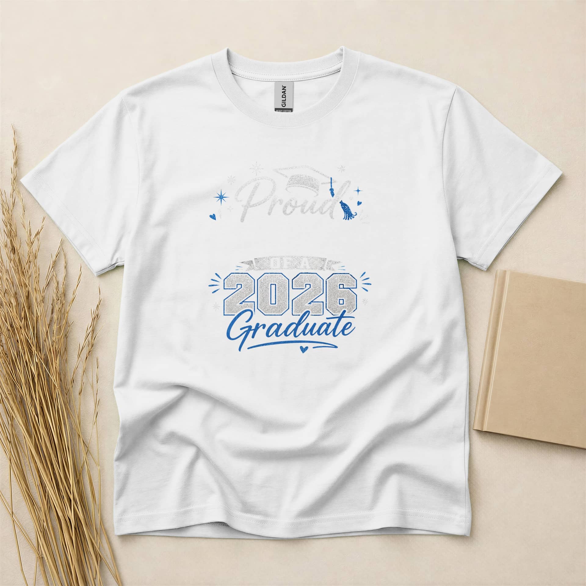 Proud Mother Of A 2026 Graduate Black T-Shirt – Graduation Mom Gift Shirt