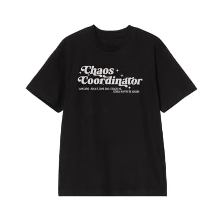 Chaos Coordinator Some Days I Rock It Retro Font T-Shirt
