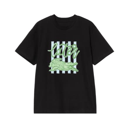 Later Gator Alligator Pun T-Shirt With Stripes