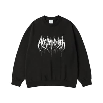 Acetaminophen Death Metal Style Logo T-Shirt