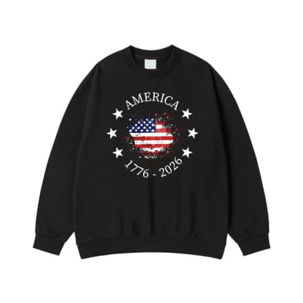 America 1776-2026 250th Anniversary Distressed Flag T-Shirt