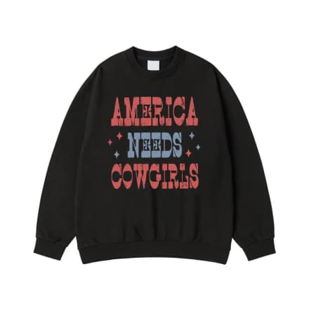 America Needs Cowgirls Retro Patriotic Western T-Shirt