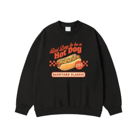 Bad Day To Be A Hot Dog Backyard Classic Retro T-Shirt