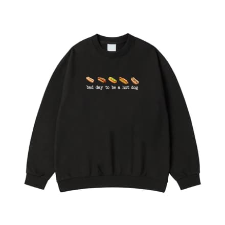 Bad Day To Be A Hot Dog Funny Food Quote T-Shirt