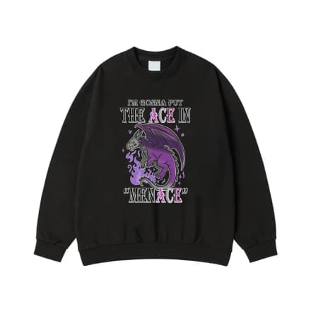 I'M Gonna Put The Ace In Menace Asexual Pride Dragon