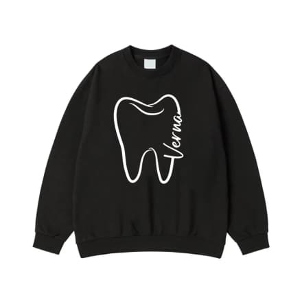 Personalized Dental Tooth Outline With Name Verna