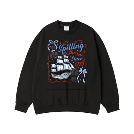 Spilling The Tea Since 1773 Boston Tea Party Patriotic T-Shirt