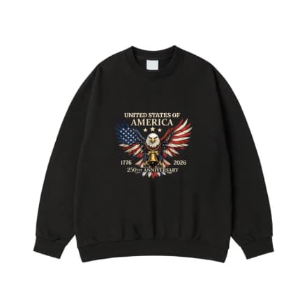 United States Of America 250th Anniversary 1776-2026 Patriotic Eagle T-Shirt