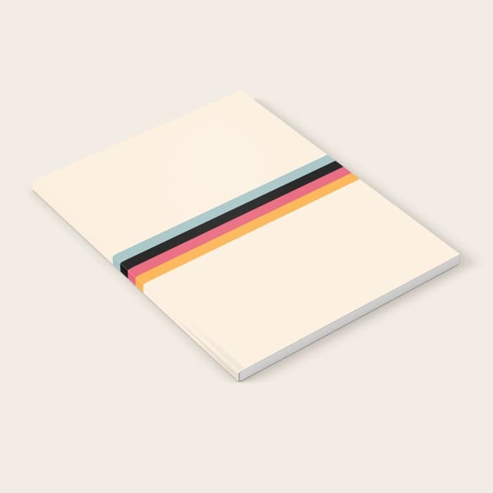 Ishtar - Classic Retro Summer Stripes Notebook