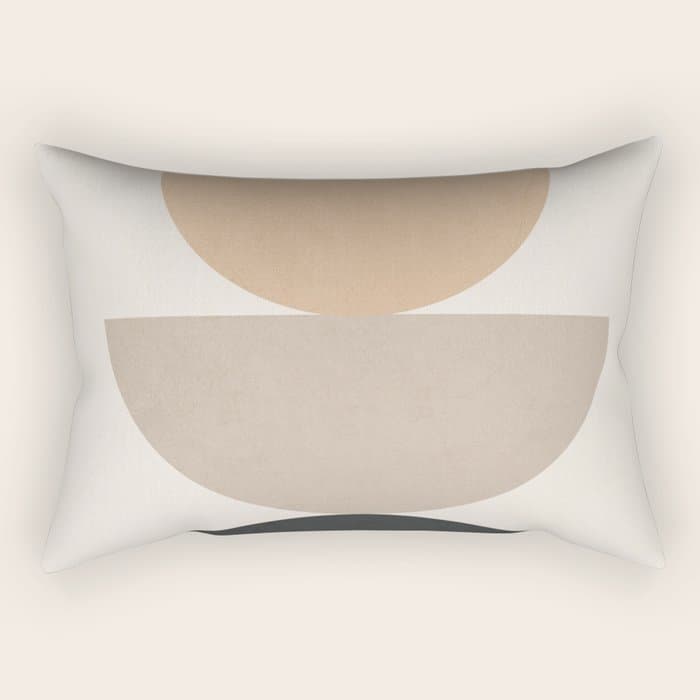 Geometric Modern Art 31 Rectangular Pillow