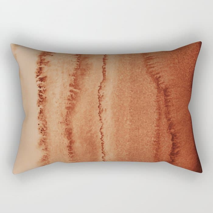 WITHIN THE TIDES - CINNAMON DARK Rectangular Pillow