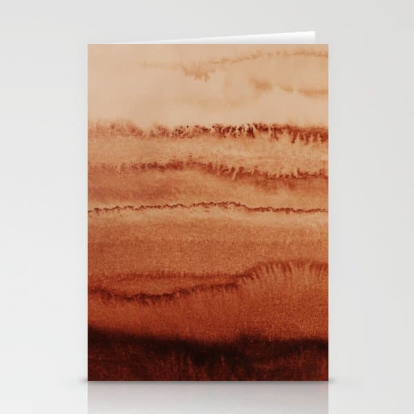 WITHIN THE TIDES - CINNAMON DARK Stationery Card