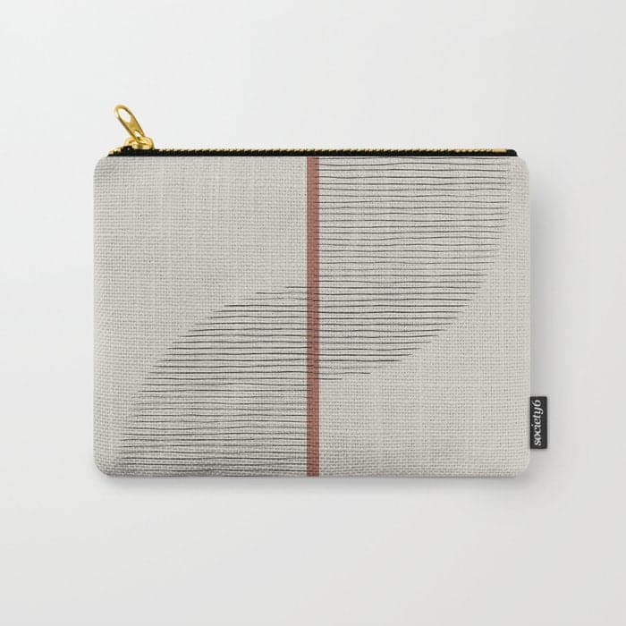Geometric Composition II Carry All Pouch