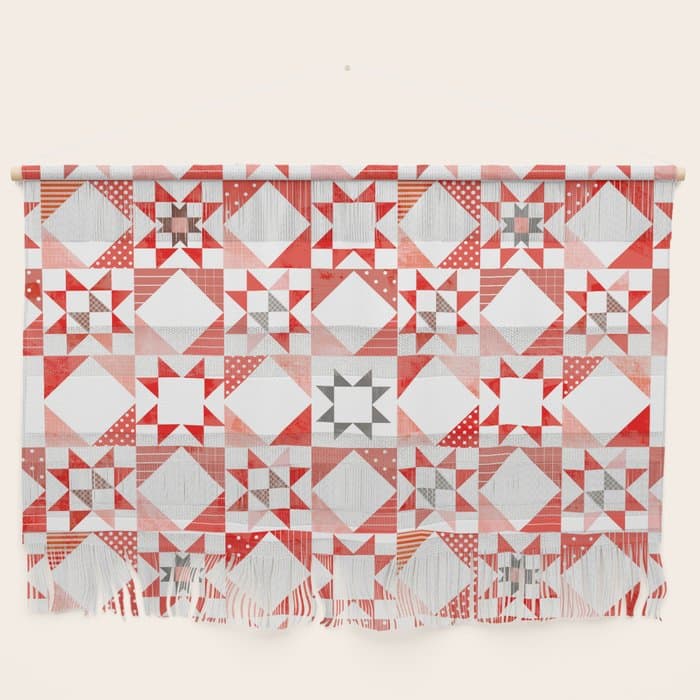 Christmas Quilt - pattern no1 Wall Hanging