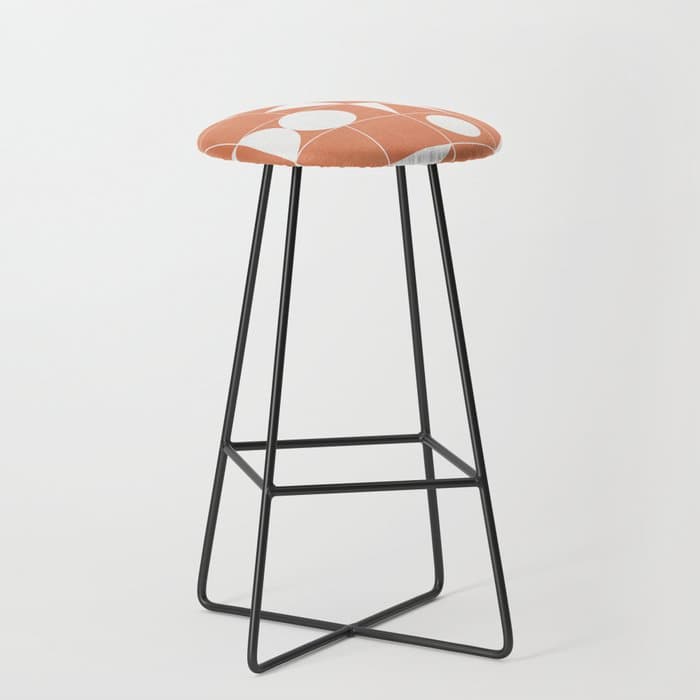 My Favorite Geometric Patterns No.14 - Coral Stool