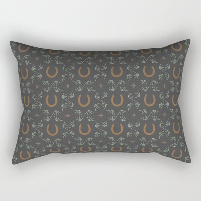 Burning Daylight Pattern Rectangular Pillow